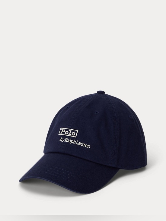 Polo Ralph Lauren Accessories - Polo by Ralph Lauren Logo-Embroidered Twill Ball Cap- Newport Navy